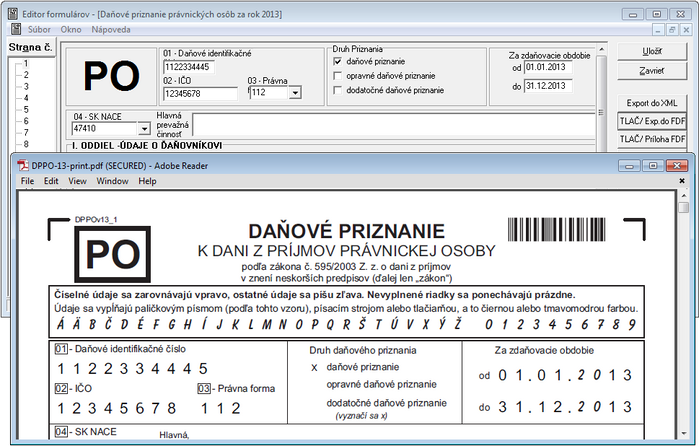 Daň z príjmov fyzických a právnických osôb Daň z príjmov fyzických a právnických osôb